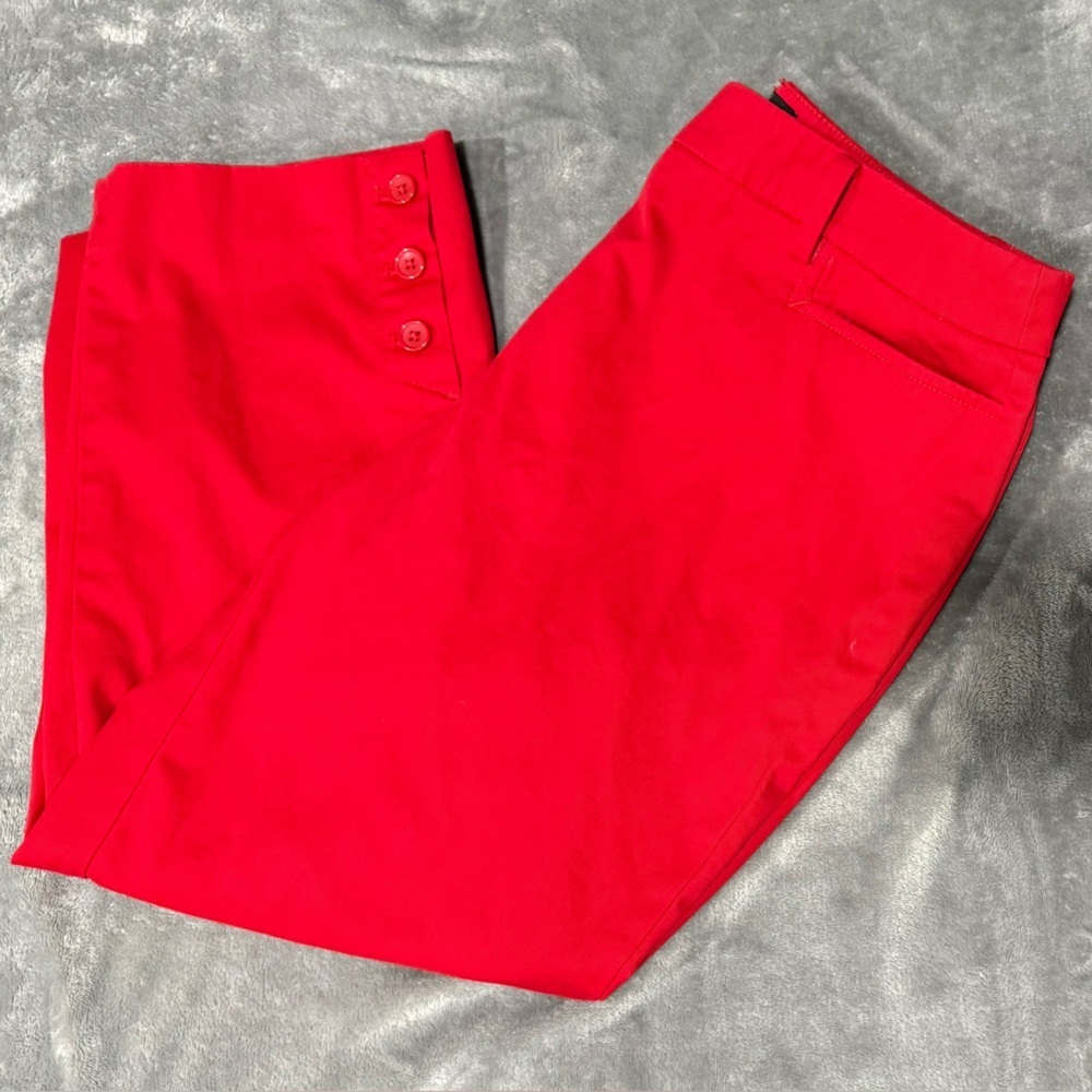 ~Talbots Red Perfect Skimmer Pants